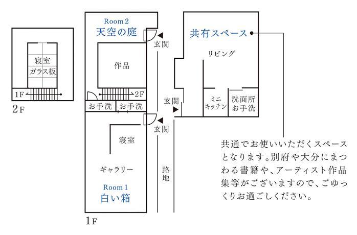 Hotel Art House Project The Row House Of Hamawaki à Beppu Extérieur photo